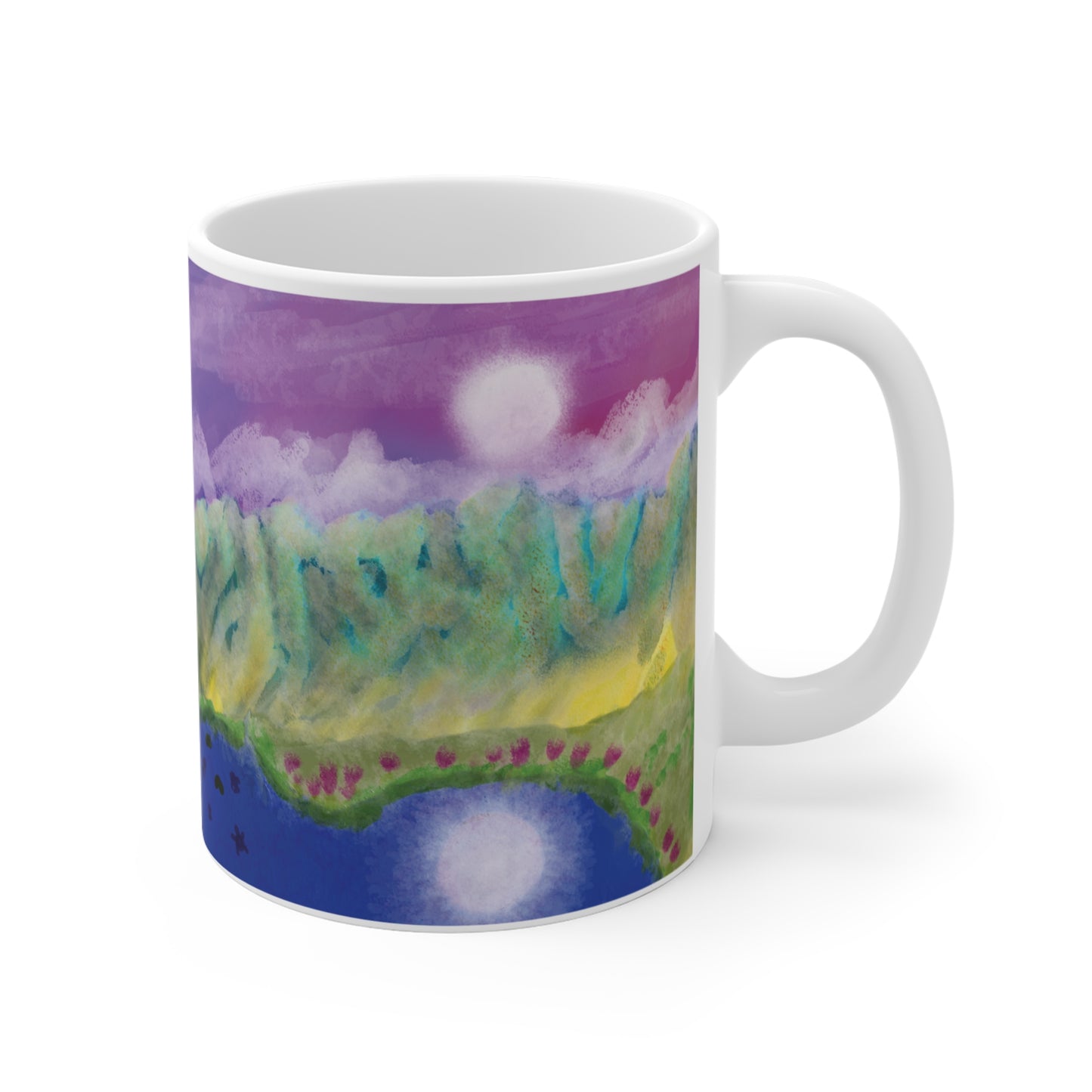 Dream Core Mountain Scape #1 Mug 11oz