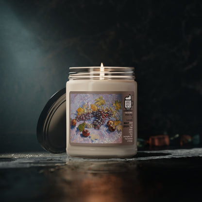 MAY 2024 Featured Artist Soy Candle, 9oz White Sage And Lavender Scented