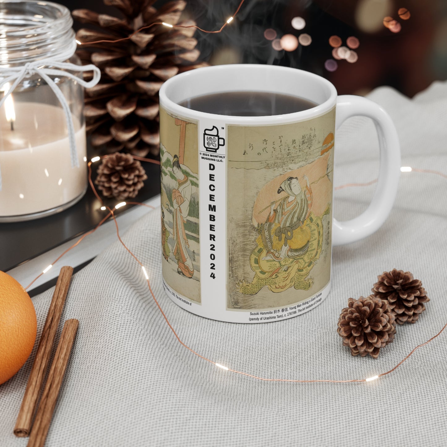 DECEMBER 2024 Suzuki Harunobu 鈴木 春信 Mug 11oz