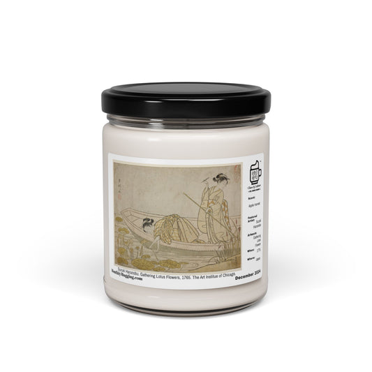 Suzuki Harunobu 鈴木 春信 Scented Soy Candle, 9oz | December 2024