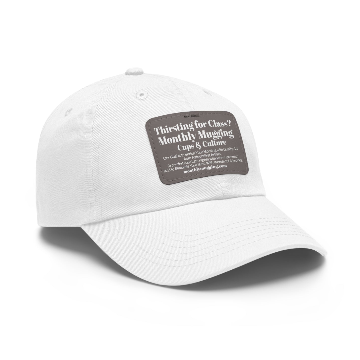 Official Monthly Mugging Merch Dad Hat with Leather Patch