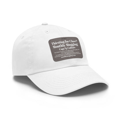 Official Monthly Mugging Merch Dad Hat with Leather Patch