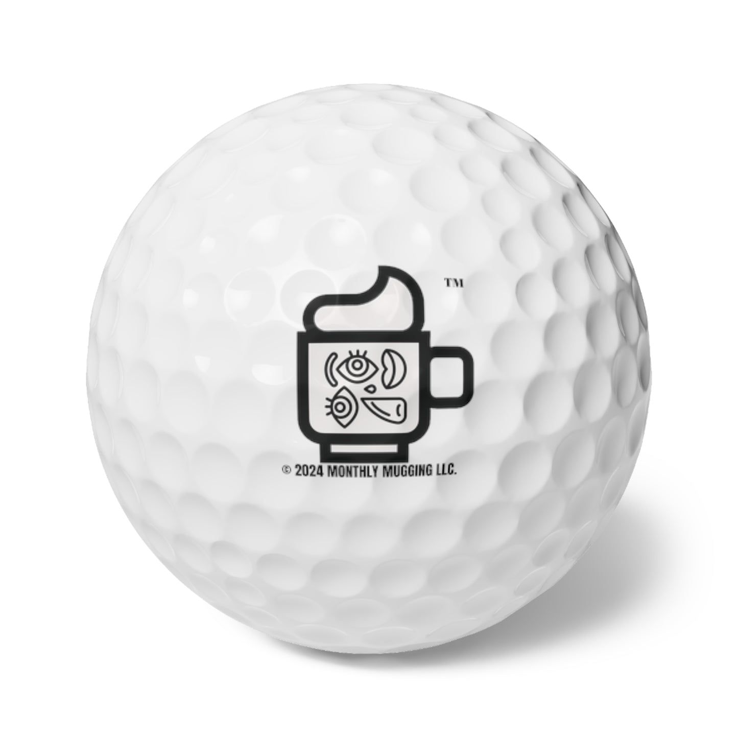 Monthly Mugging Icon Golf Balls, 6pcs