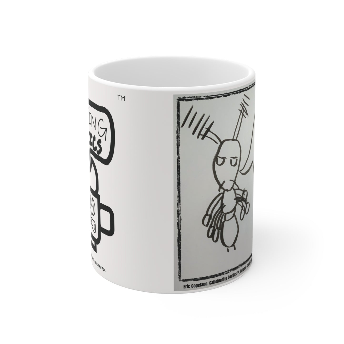 Antonio Comic Strip™: Get To Work! Caffeinating Comics™ Mug 11oz