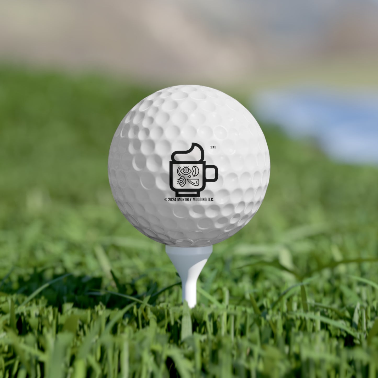 Monthly Mugging Icon Golf Balls, 6pcs