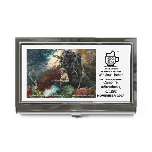 NOVEMBER 2024 Business Card Holder Featuring work by Winslow Homer