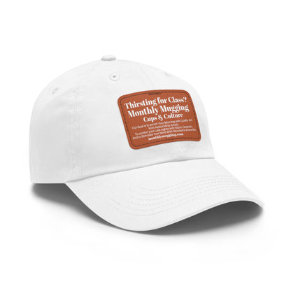 Official Monthly Mugging Merch Dad Hat with Leather Patch