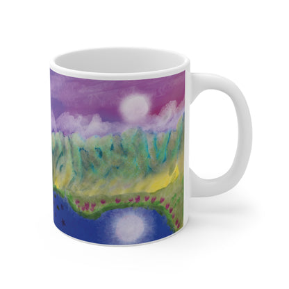 Dream Core Mountain Scape #1 Mug 11oz