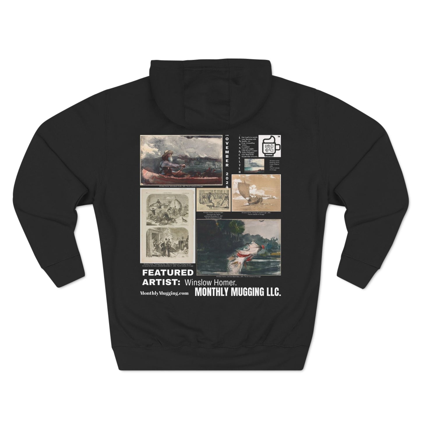 NOVEMBER 2024 Winslow Homer Fleece Hoodie