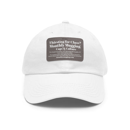 Official Monthly Mugging Merch Dad Hat with Leather Patch